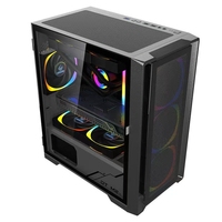 Fundas y torres para ordenador Gamer, soporte para 240 CPU, Enfriador de agua y fuente de alimentación ATX, funda para ordenador de juegos
