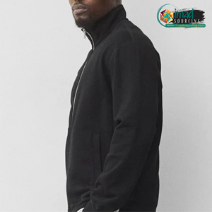 Veste de survêtement en molleton pour homme, fermeture éclair intégrale, manches longues, vêtements de sport décontractés, légers, confortables, vêtements de sport tendance - Product Image 2