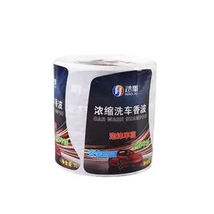 Custom Printing Polyester Pet Label Plain Matte Supplement Bottle Gradation Waterproof Label Printer Thermal Label Roll Paper