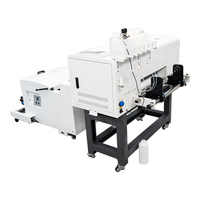 Imprimante DTF A2 tout-en-un avec secoueur de poudre et four XP600, haute vitesse 5,5 m²/h, machine d'impression rouleau à rouleau et feuille sur film PET