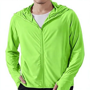 Veste de sport pour homme à manches longues et demi-zip, haut de sport respirant pour le fitness, le jogging, l'entraînement, la course à pied, compression, écologique, léger - Product Image 2