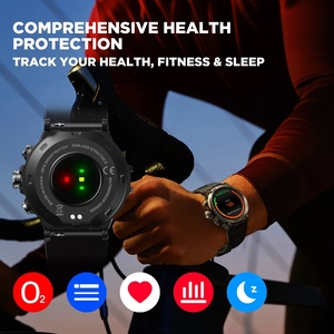 [Le Nouveau 2022] Montre Intelligente GPS <span class=keywords><strong>Zeblaze</strong></span> <span class=keywords><strong>Stratos</strong></span> <span class=keywords><strong>2</strong></span> Écran AMOLED Surveillance de la Santé 24h Batterie Longue Durée 5 ATM Montre Intelligente pour Hommes - Product Image 5