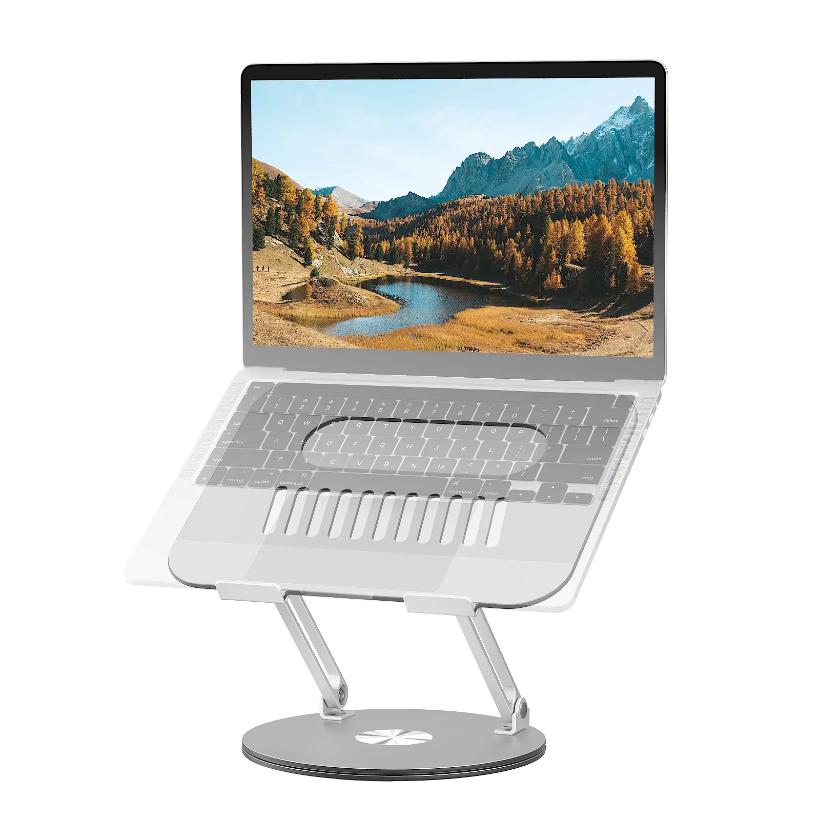 Laptop Standaard Aluminium Aanpasbaar Compatibel Met Tablets Van Maten En Alle Hoogwaardige 17 Inch Laptops Tot 17"