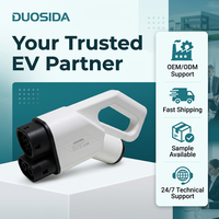 Prise DC CCS2 150A standard d'usine DUOSIDA, certifiée CE avec protection contre la surchauffe IP55 pour flotte
