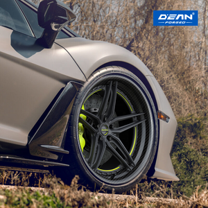ล้อคาร์บอนไฟเบอร์ FORGED CT05 แบบสองชิ้น สีดำ น้ำหนักเบา ขนาด 20-22 นิ้ว 5x112/114.3/120/130 992 สำหรับ Huracan 488 - Product Image 2