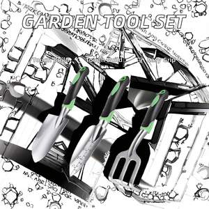 Set di Attrezzi da Giardinaggio in Acciaio Inossidabile OEM con Borsa Resistente per Giardinaggio - Product Image 2