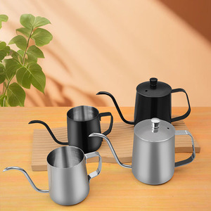 Gooseneck Kettle Pour Over Coffee Maker Stainless Steel <b>Long</b> Spout Coffee Utensils Gift Set - Product Image 2