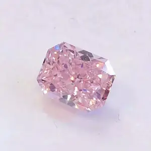 批发高品质 GIA 认证钻石为婚礼珠宝 SI1 花式粉红色 1.02ct 天然松散钻石