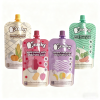 Pochette souple personnalisée imprimée, recyclable, avec bec verseur, blanche et noire, 50ml, 100ml, 250ml, 500ml, pour l'emballage de lait et de boissons
