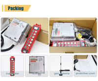 Control Remoto Inalámbrico de Larga Distancia de 12 Botones y Doble Velocidad con Transmisor y Receptor para Plataforma Elevadora
