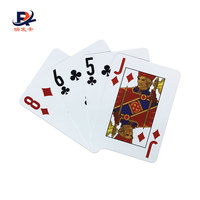 Carte de jeu en PVC à impression personnalisée étanche NFC RFID Cartes de poker à jouer
