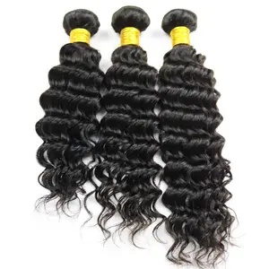 Africana donna naturale a buon mercato brasiliano capelli lisci fasci di fabbrica stock all'ingrosso capelli umani Extension