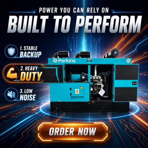 เครื่องกำเนิดไฟฟ้าแบบเงียบ 25kVA โครงเปิด-แบบพกพา สตาร์ทอัตโนมัติ สตาร์ทระยะไกล 12V DC 50/60Hz พร้อม - Product Image 3