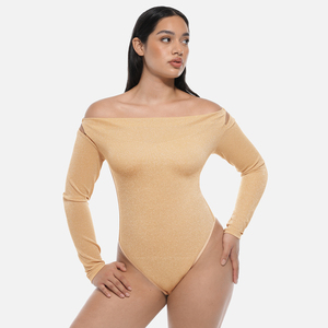 Body brillant pour femme Body décontracté à <span class=keywords><strong>manches</strong></span> <span class=keywords><strong>courtes</strong></span> Sexy intégré Soutien-gorge et string à l'entrejambe - Product Image 5