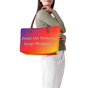 Canada Maple Leaf Flag Pattern Femme Sac à main pour cadeau POD Dropship Elegant Girl Tote Bag - Product Image 5