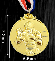 Médailles de boxe personnalisées, médailles sportives pour événements commémoratifs de compétitions, médailles vierges à graver avec logo, trophée