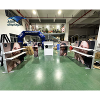 Étagères de support en aluminium en tissu rétro-éclairé Affichages de boîte à lumière SEG Stand de salon pour la publicité