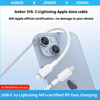 Cable de carga rápida USB-C a Light-ning con certificación MF de Anker, cable de carga PD A81A1, cable de carga C-L A81A2