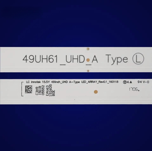 Barra de luz de retroiluminación de Tv <span class=keywords><strong>LG</strong></span> Innoteck 15.5y 49inch-uhd A/B tipo Led-<span class=keywords><strong>array</strong></span>-rev0.1 para 49UH601V 49UH620V 49UH603V 49LH5700 570V - Product Image 3