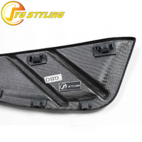 Garniture de ventilation de garde-boue en fibre de carbone sèche pour BMW M3 G80 G81 2021+ – Grille latérale en CF pur, garniture de phare, kits carrosserie style MP