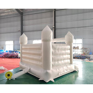 Mico Outdoor Indoor Use Commercial Grade <b>PVC</b> Mini White Bounce House Moonwalk 3x3m Inflatable Bouncer 3-Year Warranty 300-500kg - Product Image 2