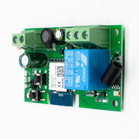 Module de commande de relais intelligent WiFi 1 canal pour moteur de porte de garage Tuya, compatible DC 85-250V avec minuterie, Alexa et Google Home