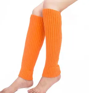 Jambières pour femmes 80s 90s Chaussettes côtelées néon Accessoires élégants pour tenues inspirées pour le yoga, la course et la randonnée