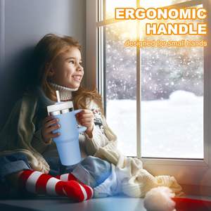 Gobelet de voyage d'aventure personnalisé avec logo 40OZ, double paroi en acier inoxydable, isolé, avec fond antidérapant et couvercle 2 en 1 - Product Image 6