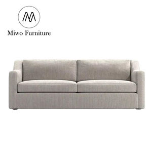 Nórdico ahorrar espacio multiusos apartamento moderno sala de estar 3 2 asientos sofá de lujo blanco Queen Sleeper plegable futón sofá cama - Product Image 1