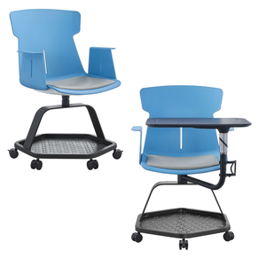 Silla Escolar Desmontable de Diseño Moderno con Material PP, Silla con Tablero de Escritura, Muebles Escolares Duraderos para Universidad, Hospital, Asiento de Entrenamiento - Product Image 1