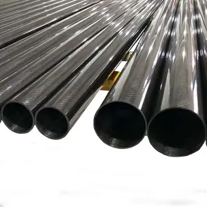 Todos os tipos de tubo de carbono malha tecido de alto carbono ou tubos de vidro da fibra