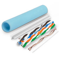 Prix d'usine 305m intérieur/extérieur Cat6 Cat6e Cat6A Cat7 UTP FTP SFTP câble réseau Ethernet RJ45 cuivre Patch câble LAN