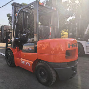 Chariot élévateur diesel d'occasion HELI tcm jac komatsu CPCD30 3 TONNES avec trois maîtres à vendre cpcd250 - Product Image 1