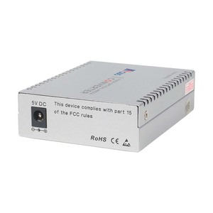 Convertidor de Medios 1 RJ45 + SC, Fibra Monomodo 10/100M 20km - Product Image 1