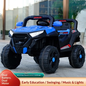Voiture électrique pour enfants, véhicule tout-terrain télécommandé en plastique pour garçons, filles, bébés, <span class=keywords><strong>jouet</strong></span> à conduire soi-même - Product Image 2