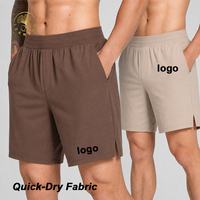 Shorts de sport pour homme Maker Athletic, à ourlet fendu, avec cordon de serrage, élastiques, légers, anti-humidité, pour l'entraînement en extérieur et la course à pied
