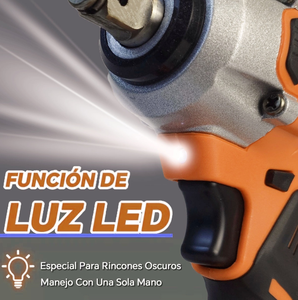 Llave <span class=keywords><strong>de</strong></span> <span class=keywords><strong>impacto</strong></span> <span class=keywords><strong>de</strong></span> 320nm, OEM/ODM Llave eléctrica inalámbrica 1/2 Pistola <span class=keywords><strong>de</strong></span> <span class=keywords><strong>impacto</strong></span> Motor sin escobillas - Product Image 3