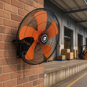 <span class=keywords><strong>Ventilador</strong></span> <span class=keywords><strong>de</strong></span> <span class=keywords><strong>Pared</strong></span> Oscilante Industrial, Eléctrico, Mecánico, Potente, <span class=keywords><strong>Silencioso</strong></span>, <span class=keywords><strong>de</strong></span> Plástico, para Uso Doméstico, Marca Workshop India - Product Image 1
