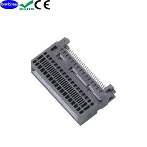 Connecteur serveur haute vitesse Gen-Z Type 1C femelle 56 broches, plastique noir, sans coque métallique - Product Image 2
