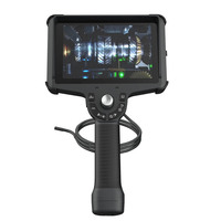 Cámara Boroscópica Industrial Articulada de 6 mm, 4 Vías, HD 720P, Sensor CMOS, Endoscopio Flexible, Sonda Impermeable IP67, Tarjeta SD, 1 Año de Garantía, CE