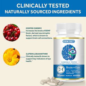 Oem למבוגרים & כמוסות תוספת עיניים עם לוטאין ויטמין אבץ לקידום בריאות - Product Image 3