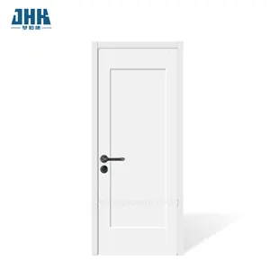 JHK-MS01 White Primer Smooth Shaker Molded 2 panel flush door price White primed door panels for sale