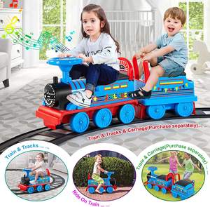 Trenino retrò versione scorrevole auto per bambini con musica di illuminazione e imparare a camminare funzione camminatori per bambini - Product Image 3