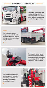 Camión grúa de plataforma Isuzu GIGA de Japón, 6x4, 10 ruedas, grúa Palfinger de 10 toneladas para transporte de maquinaria pesada - Product Image 6