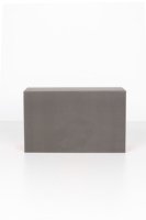 Boîte cadeau rigide de style livre avec logo personnalisé, extérieur gris recyclable, intérieur orange, pour l'emballage de cosmétiques et de vêtements, tailles personnalisées