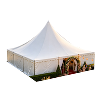 Tente Pagode Robuste en PVC Imperméable avec Structure et Bâche en PVC Renforcé pour Événements Extérieurs