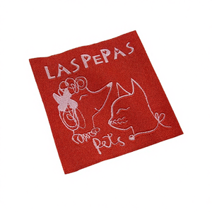 Eco Friendly 3D Printed Garment <b>Labels</b> Custom Woven Rectangle Clothing Tags Private <b>Label</b> Brand <b>Name</b> Washable <b>Labels</b> Bags Shoes - Product Image 4