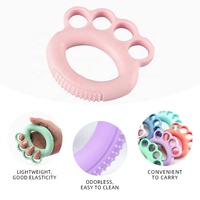 Anillo de Ejercicio para Dedos de TPR, Fortalecedor de Manos Multicolor, Herramienta de Rehabilitación y Masaje Muscular, Venta al Por Mayor