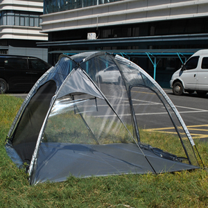 Tente Pod résistante aux intempéries, Tente Pod de sport, 540 ° Tente transparente View Weather pour <span class=keywords><strong>4</strong></span> personnes avec sol étanche, abri extérieur - Product Image 4
