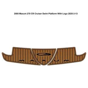 Plataforma de Baño para Yate Maxum 270 CR de 2000, con Suelo de EVA Imitación Madera, Diseño Moderno para Exteriores, Instalación Sencilla con Sistema Click-On - Product Image 3